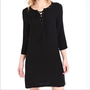 Cupcakes & Cashmere Brandie Lace Up Dress
